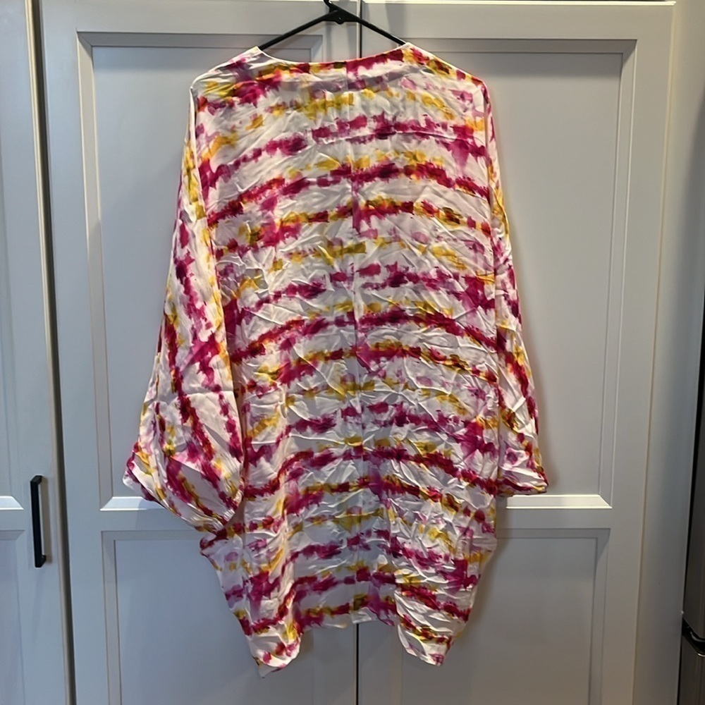 NWT ANTHROPOLOGIE | dyed kimono swim coverup one size - Picture 4 of 4